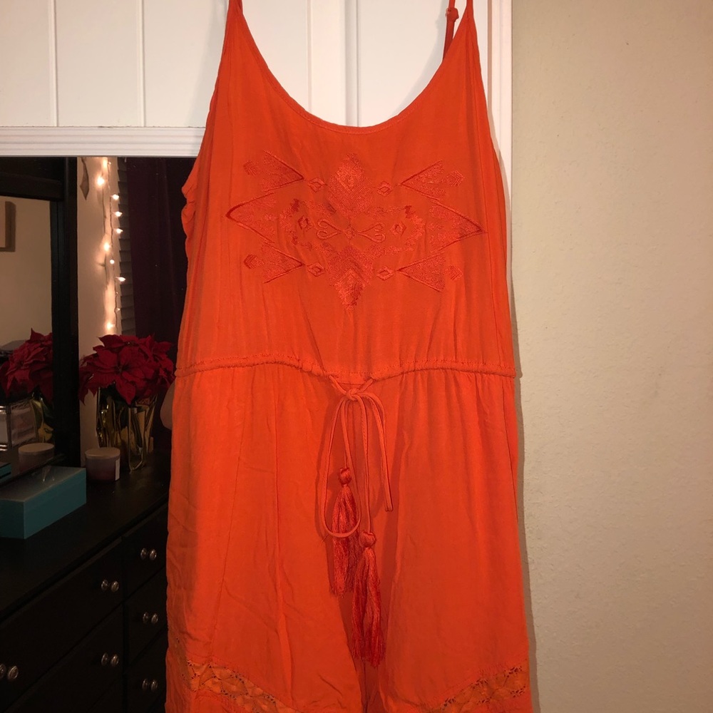 orange romper